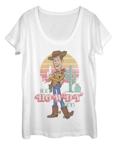Women’s Toy Story Hey Woody Scoop Neck