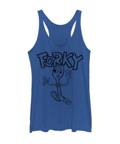 Women’s Toy Story Running Forky Racerback Tank Top