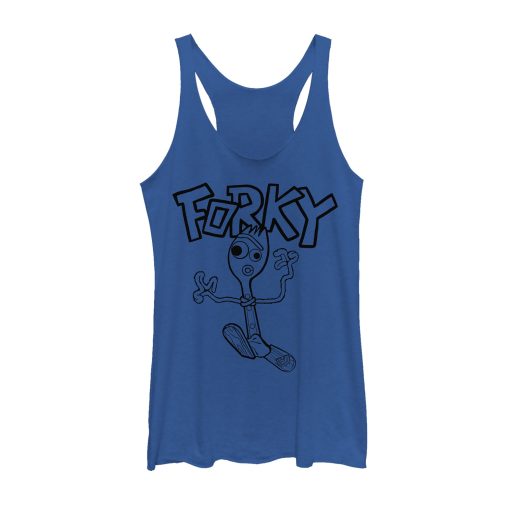 Women’s Toy Story Running Forky Racerback Tank Top