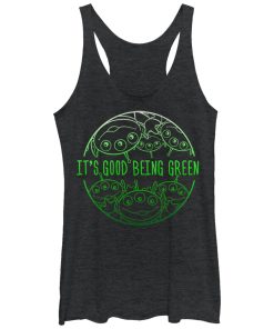 Women’s Toy Story Squeeze Toy Aliens Being Racerback Tank Top