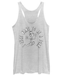 Women’s Toy Story Want to be Forky Racerback Tank Top