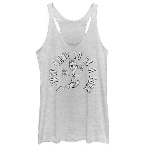 Women’s Toy Story Want to be Forky Racerback Tank Top