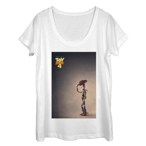 Women’s Toy Story Woody Movie Poster Scoop Neck