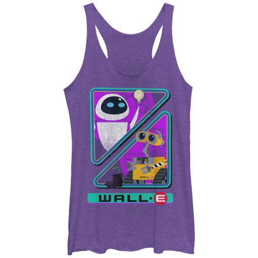 Women’s Wall-E EVE Robot Triangle Racerback Tank Top