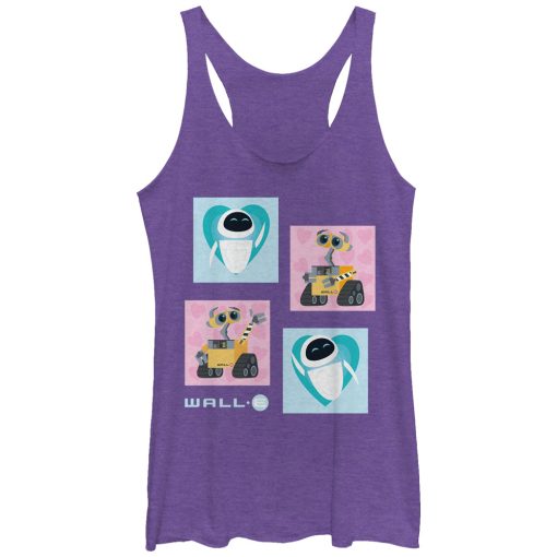 Women’s Wall-E Robot EVE Heart Racerback Tank Top