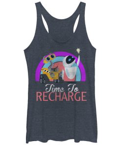 Women’s Wall-E Time to Recharge Racerback Tank Top