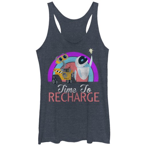 Women’s Wall-E Time to Recharge Racerback Tank Top