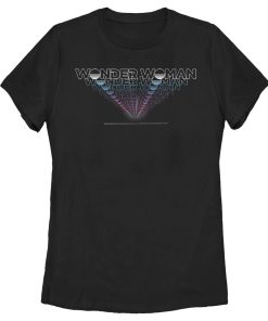 Women’s Wonder Woman 1984 Logo Retro Effect T-Shirt