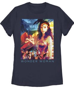 Women’s Wonder Woman 1984 Movie Collage T-Shirt