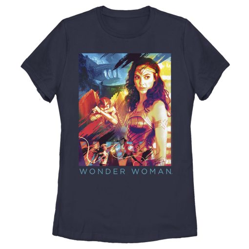 Women’s Wonder Woman 1984 Movie Collage T-Shirt