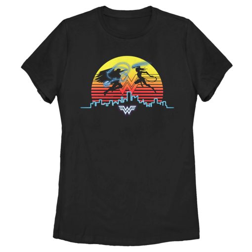 Women’s Wonder Woman 1984 Skyline Battle T-Shirt