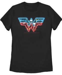 Women’s Wonder Woman 1984 TV Logo Overlay T-Shirt
