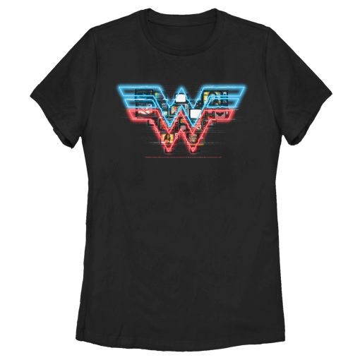 Women’s Wonder Woman 1984 TV Logo Overlay T-Shirt