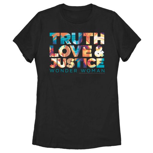 Women’s Wonder Woman 1984 Truth Love Justice T-Shirt