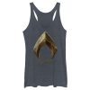Women’s Zack Snyder Justice League Aquaman Logo Racerback Tank Top
