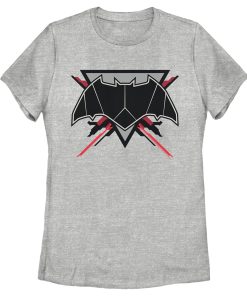 Women’s Zack Snyder Justice League Batman Comic Logo T-Shirt