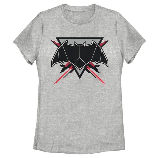 Women’s Zack Snyder Justice League Batman Comic Logo T-Shirt