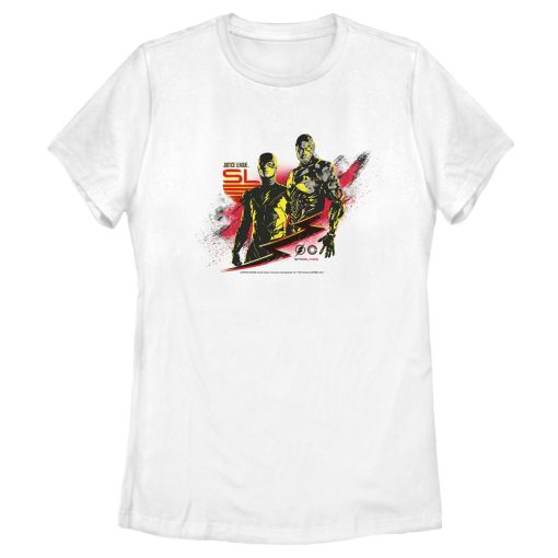 Women’s Zack Snyder Justice League Cyborg and The Flash Star Labs T-Shirt