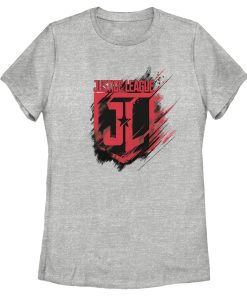 Women’s Zack Snyder Justice League Paint Smear Logo T-Shirt