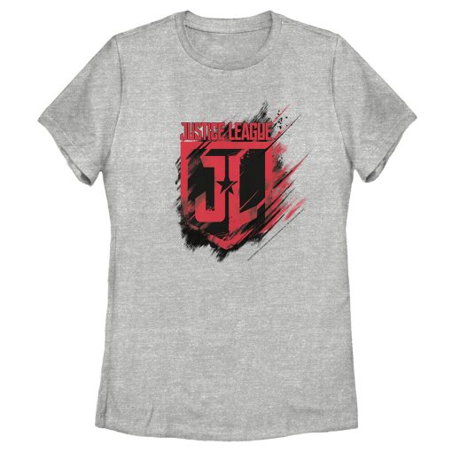 Women’s Zack Snyder Justice League Paint Smear Logo T-Shirt