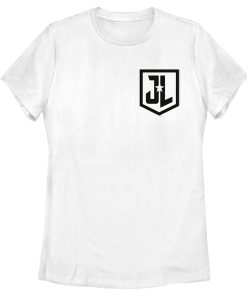 Women’s Zack Snyder Justice League Pocket Badge Logo T-Shirt