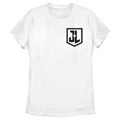 Women’s Zack Snyder Justice League Pocket Badge Logo T-Shirt