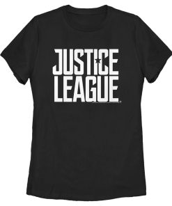 Women’s Zack Snyder Justice League Stacked Large Logo Reverse T-Shirt
