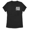 Women’s Zack Snyder Justice League Stacked Pocket Logo Reverse T-Shirt