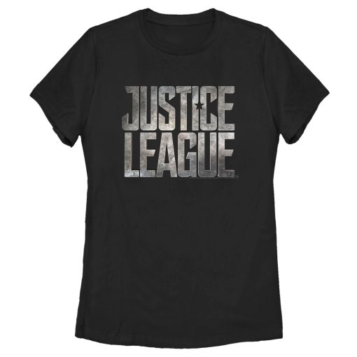 Women’s Zack Snyder Justice League Stacked Stone Logo T-Shirt