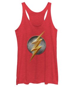 Women’s Zack Snyder Justice League The Flash Logo Racerback Tank Top