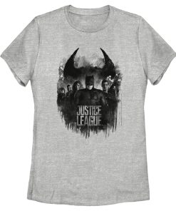 Women’s Zack Snyder Justice League Watercolor Group Shot T-Shirt