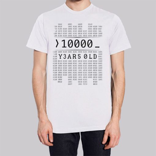 0100 Binary Code 10000 Years Hoodie