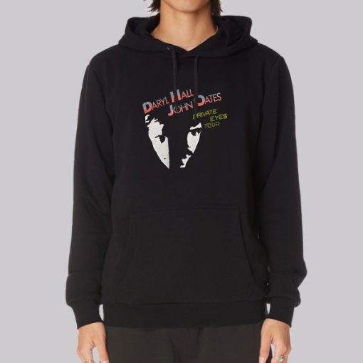 1981 Hall and Oates Metal Hoodie