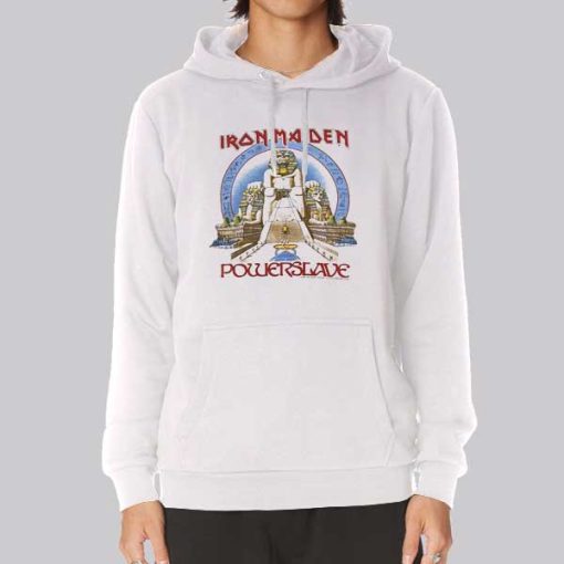 1984 Power Slave Iron Maiden Vintage Hoodie