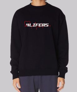 4lifers Merch Heart Beat Hoodie