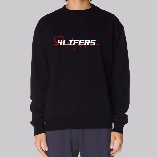 4lifers Merch Heart Beat Hoodie