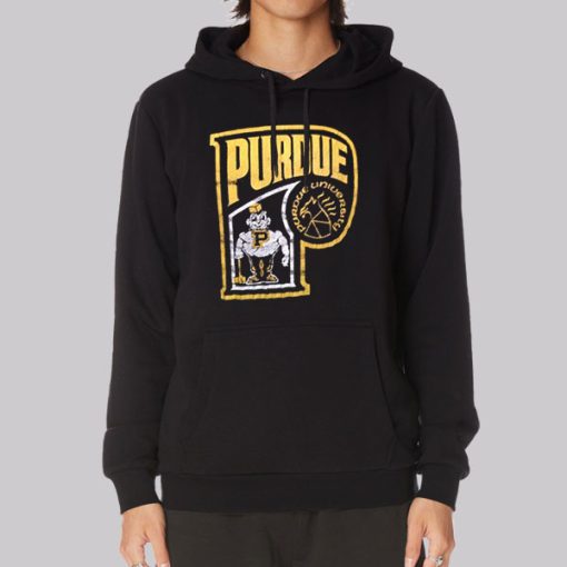 80s University Vintage Purdue Hoodie