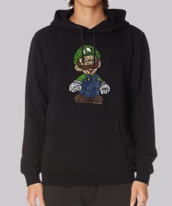 90s Super Mario Luigi Hoodie 90s Super Mario Luigi Hoodie