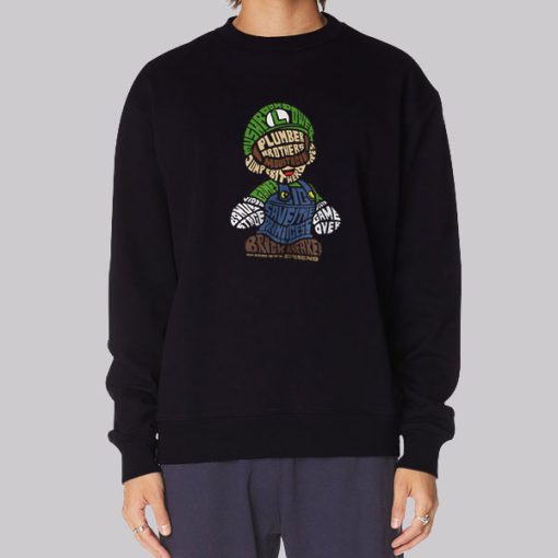 90s Super Mario Luigi Hoodie