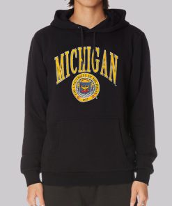 90s University Vintage Michigan Hoodie 90s University Vintage Michigan Hoodie