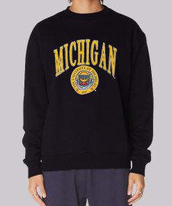 90s University Vintage Michigan Hoodie