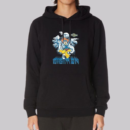 90s Vintage Digimon Hoodie