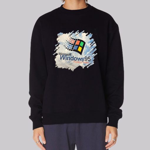 90s Vintage Retro Windows 95 Hoodie