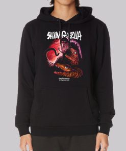 A God Incarnate Ladies Shin Godzilla Hoodie A God Incarnate Ladies Shin Godzilla Hoodie