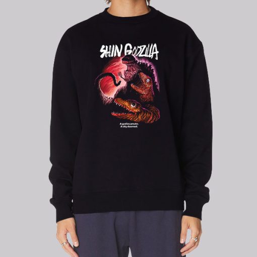 A God Incarnate Ladies Shin Godzilla Hoodie