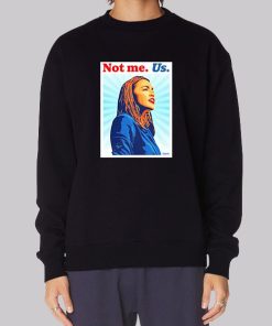 AOC Nipples Alexandria Ocasio Cortez AOC See Through Hoodie