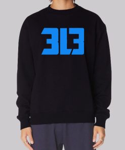 Aaron Glenn Detroit Lions 313 Hoodie