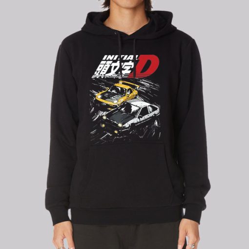 Aesthetic Anime Initial D Hoodie