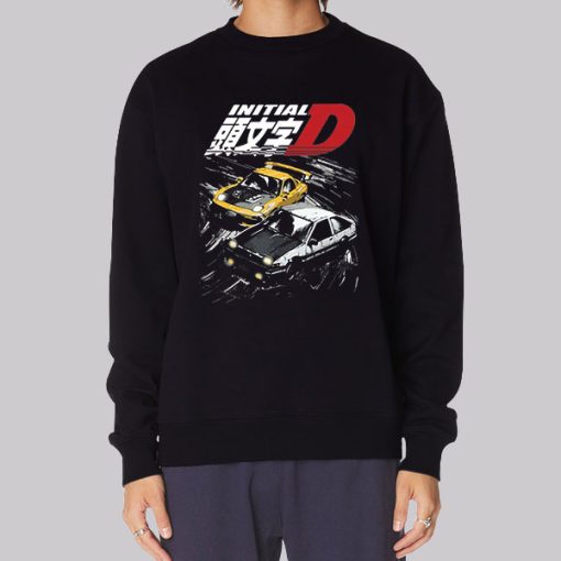 Aesthetic Anime Initial D Hoodie