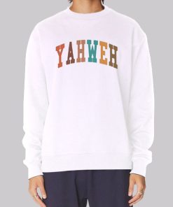Aesthetic Colors Font Yahweh Hoodie